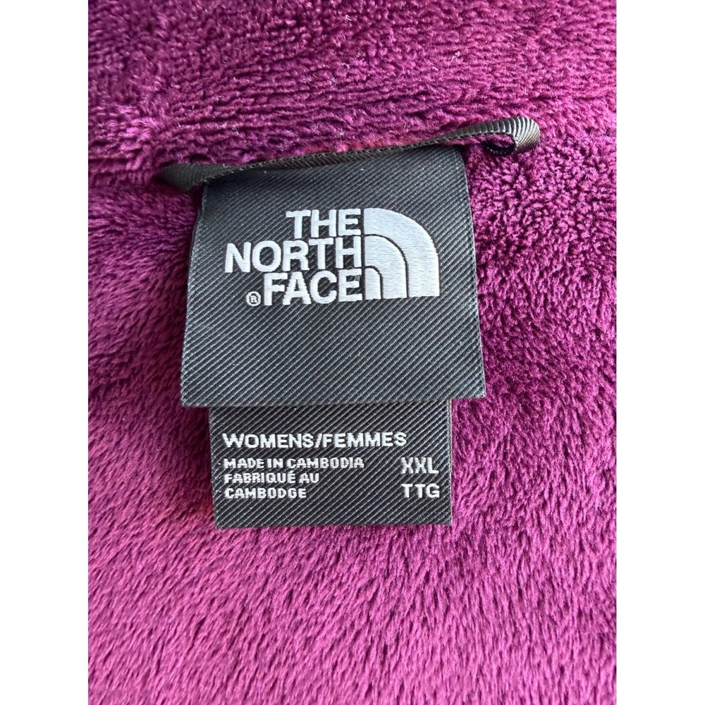 The North Face Shelbe Raschel Purple Fleece Lined Hood Jacket Coat XXL - Picture 7 of 12